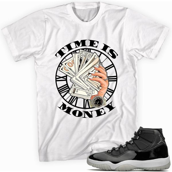 Time Is Money Sneaker Shirt Made To Match Jordan 11 Retro Jezsport.com