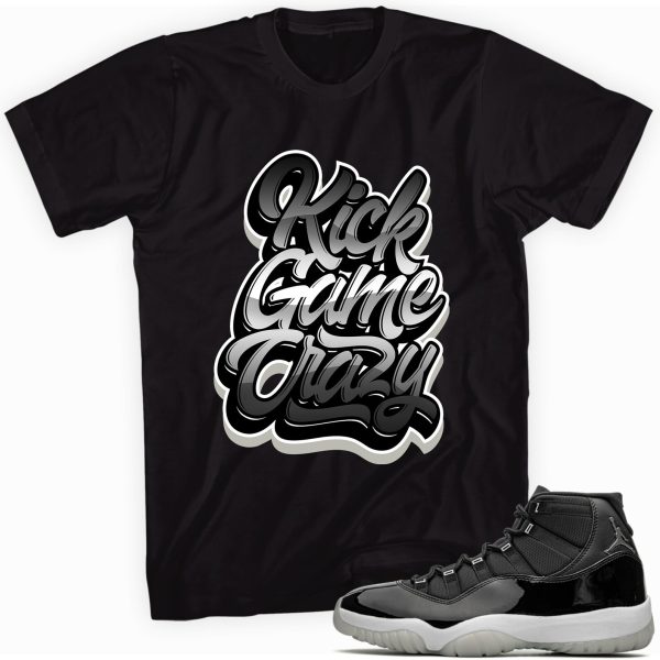 Kick Game Crazy Sneaker Shirt Made To Match Jordan 11 Retro Jezsport.com