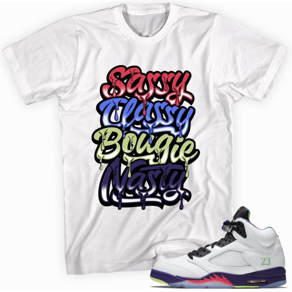 Sassy Classy Sneaker Shirt Made To Match Jordan 5 Retro ALT Jezsport.com