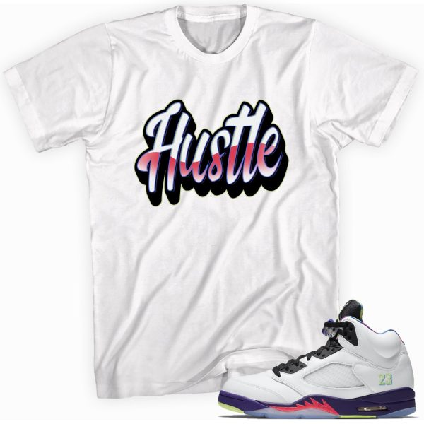 Hustle Sneaker Shirt Made To Match Jordan 5 Retro Jezsport.com