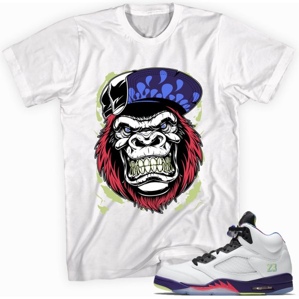 Gorilla Beast Sneaker Shirt Made To Match Jordan 5 Retro Jezsport.com