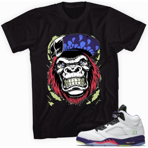 Gorilla Beast Sneaker Shirt Made To Match Jordan 5 Retro Jezsport.com