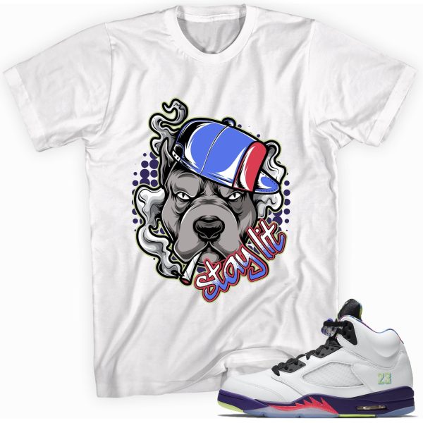 Stay Lit T Shirt Made To Match Jordan 5 Retro Jezsport.com