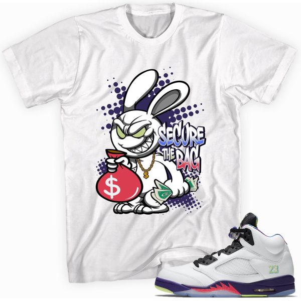 Secure the Bag Sneaker Shirt Made To Match Jordan 5 Retro Jezsport.com