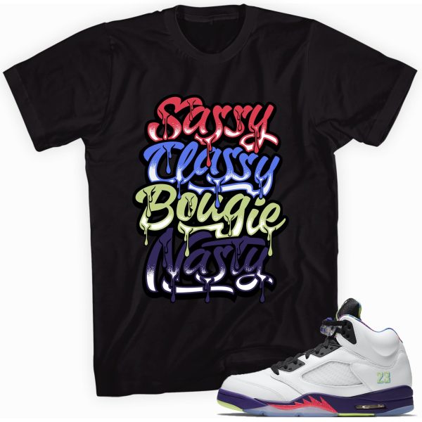 Sassy Classy Sneaker Shirt Made To Match Jordan 5 Retro ALT Jezsport.com