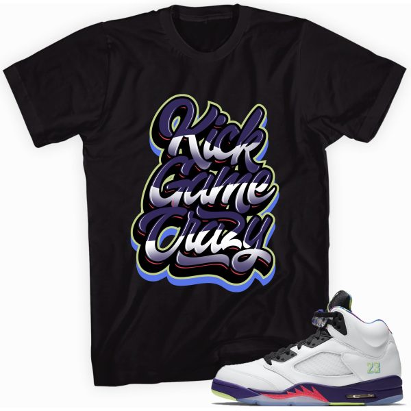 Kick Game Crazy Sneaker Shirt Made To Match Jordan 5 Retro Jezsport.com