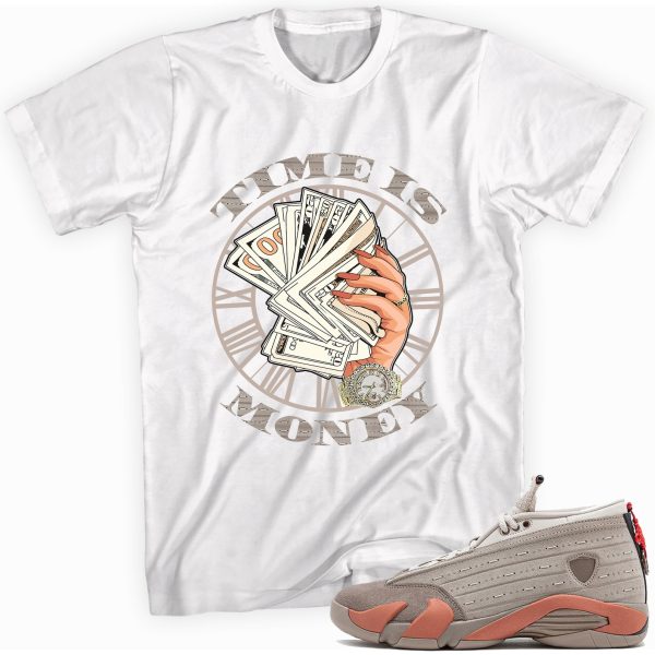 Time Is Money Sneaker Shirt Made To Match Jordan 14 Retro Jezsport.com