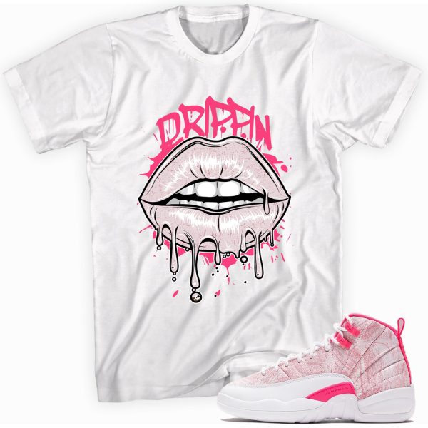 Drippin Lips Sneaker Shirt Made To Match Jordan 12 Retro Jezsport.com