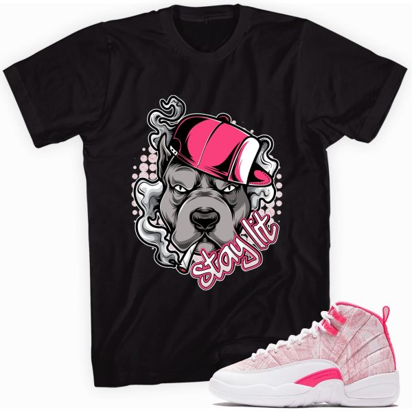 Stay Lit Sneaker Shirt Made To Match Jordan 12 Retro Hyper Pink Jezsport.com