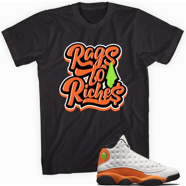 Rags & Riches Sneaker Shirt Made To Match Jordan 13 Retro Starfish Jezsport.com