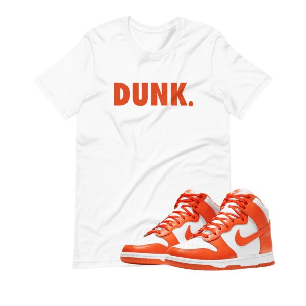 Dunk High Syracuse Orange Shoe Release Matching T-shirt Jezsport.com