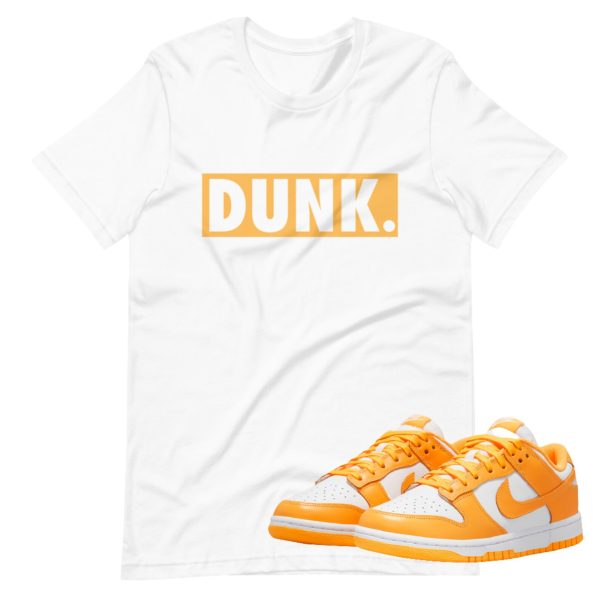 Dunk Low Laser Orange Shoe Release Matching T-shirt Orange Bogo Jezsport.com