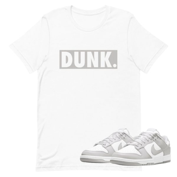 Dunk Low Grey Fog Shoe Release Matching T-shirt Grey Bogo Jezsport.com