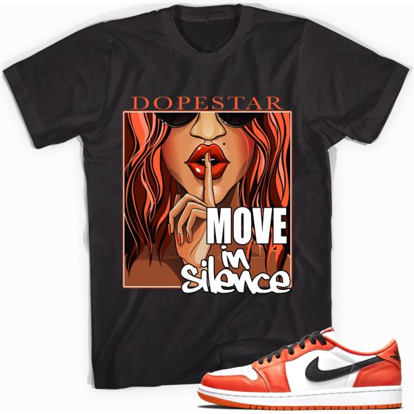 Move in Silence Sneaker Shirt Made To Match Jordan 1 Low Starfish Jezsport.com