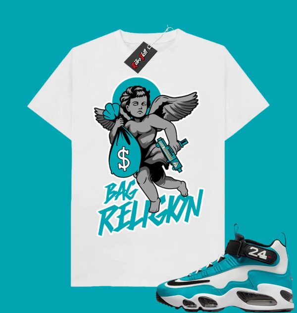 Shirts for Aquamarine Air Griffey Max 1 Bag Religion Tee Matching Griffey Max 2 Jezsport.com