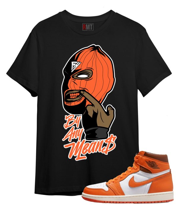 Shirt for Jordan 1 High OG Starfish By Any Means Tee Matching 1s starfish Jezsport.com