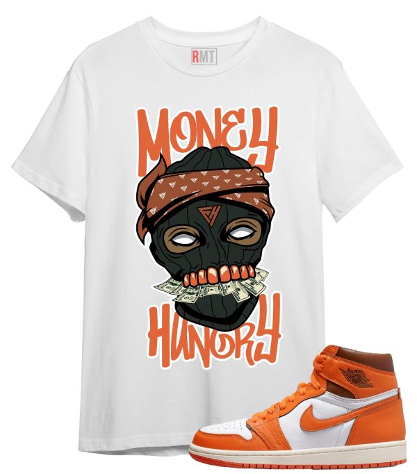 Shirt for Jordan 1 High OG Starfish Money Hungry Tee Matching 1s starfish Jezsport.com