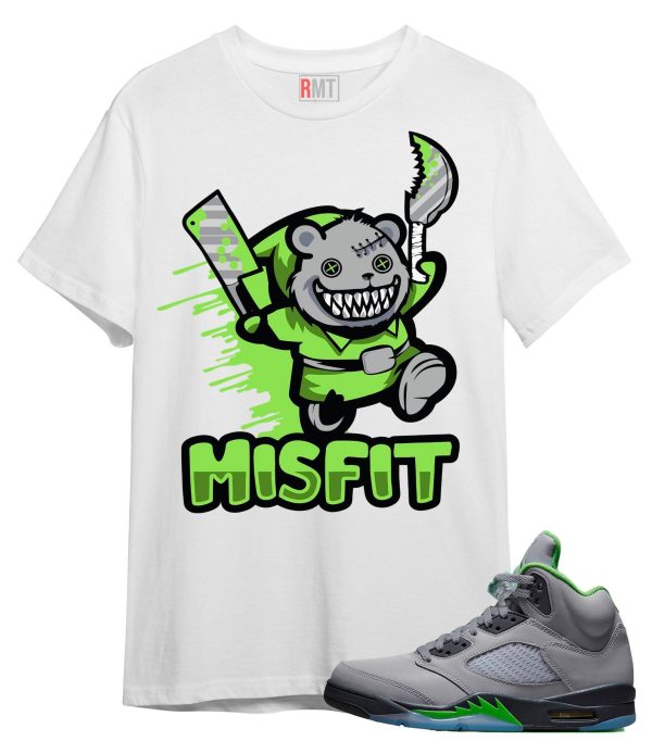 Air Jordan 5 Green Bean Shirt | Misfit Tee Matching Retro 5 Green Bean Jezsport.com