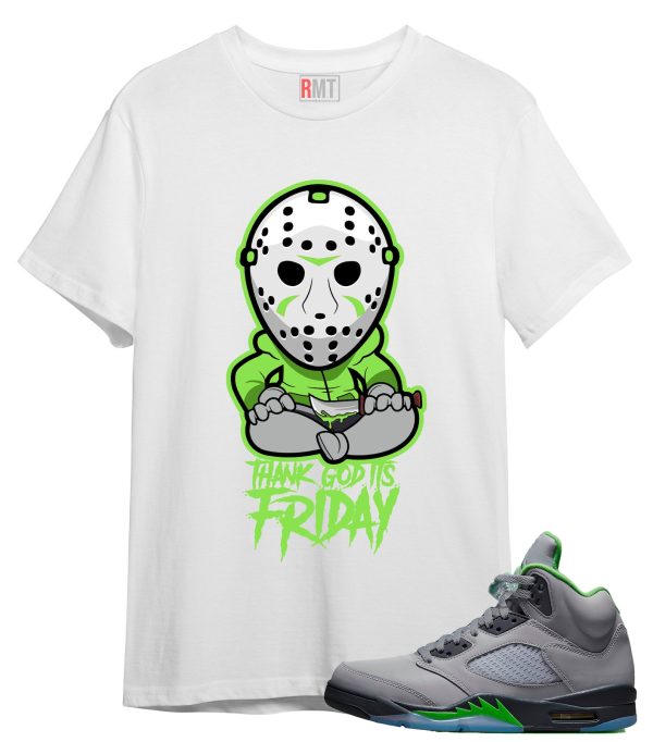 Air Jordan 5 Green Bean Shirt | Friday Matching Retro 5 Green Bean Jezsport.com