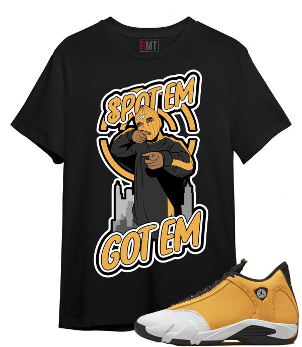 Shirt For Jordan 14 Ginger Spot Em Got Em Tee Matching Ginger 14s Jezsport.com