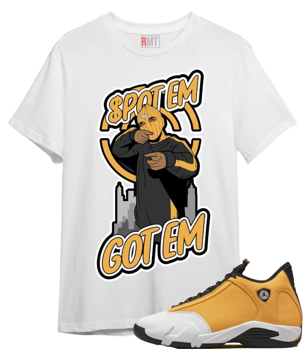 Shirt For Jordan 14 Ginger Spot Em Got Em Tee Matching Ginger 14s Jezsport.com