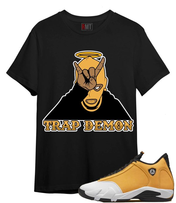 Shirt For Jordan 14 Ginger Trap Demon Tee Matching Ginger 14s Jezsport.com