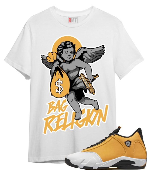 Shirt For Jordan 14 Ginger Bag Religion Tee Matching Ginger 14s Jezsport.com