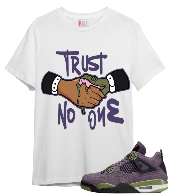 Shirt For Jordan 4 Canyon Purple Trust No One Tee Matching 4s Canyon Purple Jezsport.com