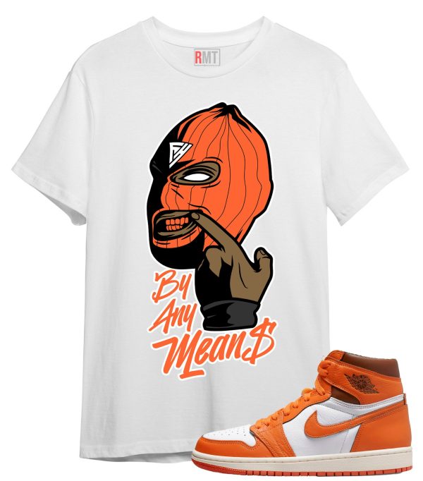 Shirt for Jordan 1 High OG Starfish By Any Means Tee Matching 1s starfish Jezsport.com