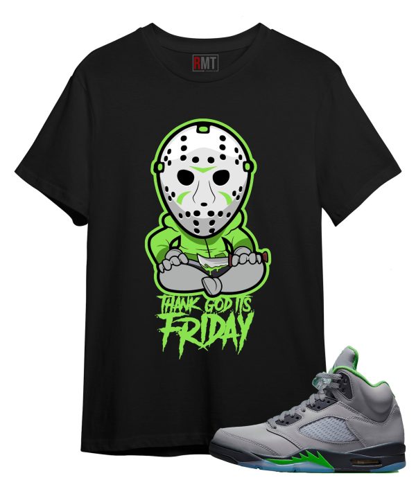 Air Jordan 5 Green Bean Shirt | Friday Matching Retro 5 Green Bean Jezsport.com