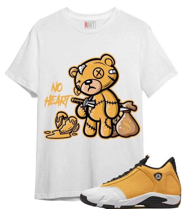 Shirt For Jordan 14 Ginger No Heart Tee Matching Ginger 14s Jezsport.com