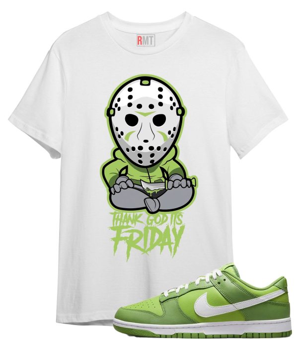 Shirt for Dunk Low Chlorophyll Green Kermit Friday Tee Matching Dunk low Vivid Green Jezsport.com