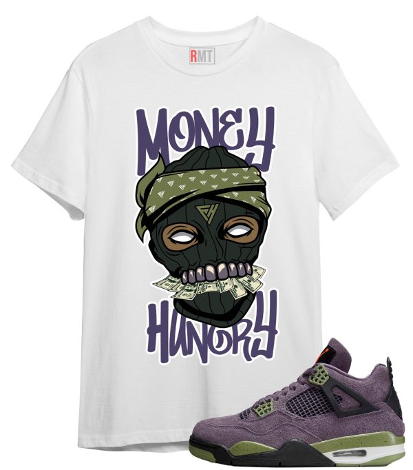 Shirt For Jordan 4 Canyon Purple Money Hungry Tee Matching 4s Canyon Purple Jezsport.com