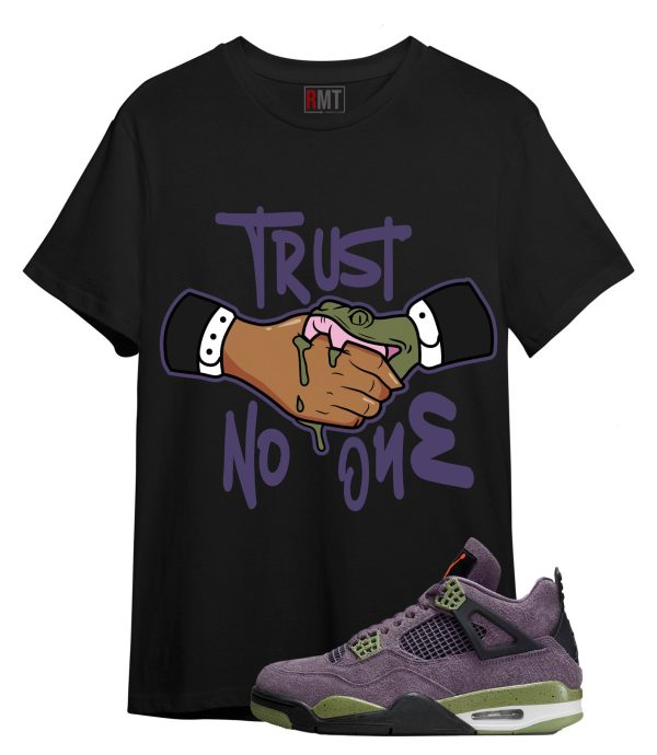 Shirt For Jordan 4 Canyon Purple Trust No One Tee Matching 4s Canyon Purple Jezsport.com