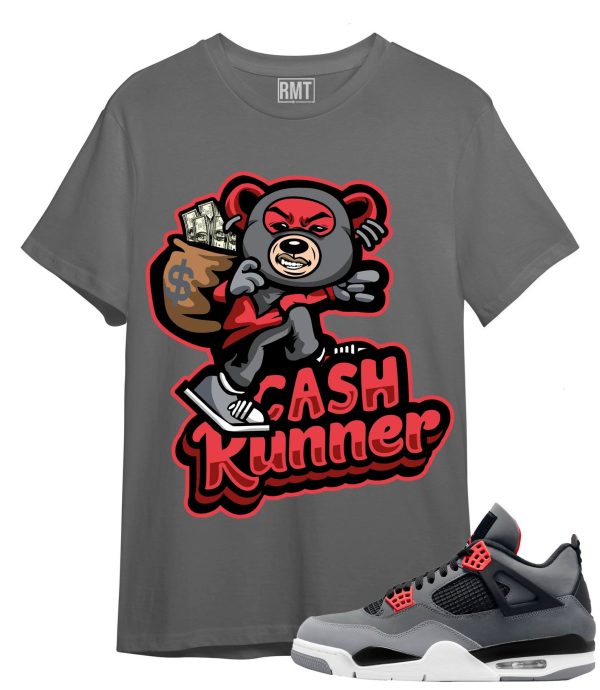 Jordan 4s Infrared Tee | Cash Runner Tee Matching 4s Infrared Retro Jezsport.com