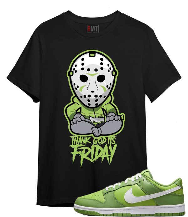 Shirt for Dunk Low Chlorophyll Green Kermit Friday Tee Matching Dunk low Vivid Green Jezsport.com