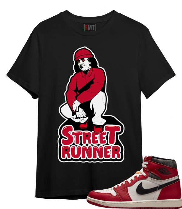 Jordan 1 Lost and Found Shirts Street Runner Tee to match Chicago 1s Lost and Found Jezsport.com