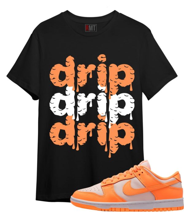 Shirt to Match Dunk Low Peach Cream Dunks Drip Tee Matching Peach Cream Jezsport.com