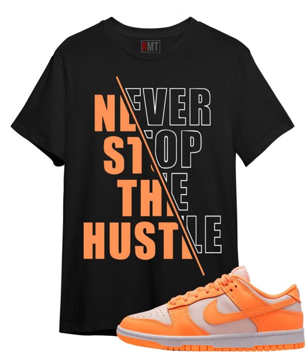 Shirt to Match Dunk Low Peach Cream Dunks Hustle Tee Matching Peach Cream Jezsport.com