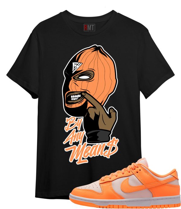 Shirt to Match Dunk Low Peach Cream Dunks - By Any Means Tee Matching Peach Cream Jezsport.com