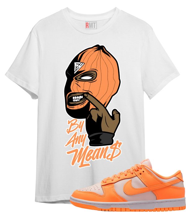 Shirt to Match Dunk Low Peach Cream Dunks - By Any Means Tee Matching Peach Cream Jezsport.com