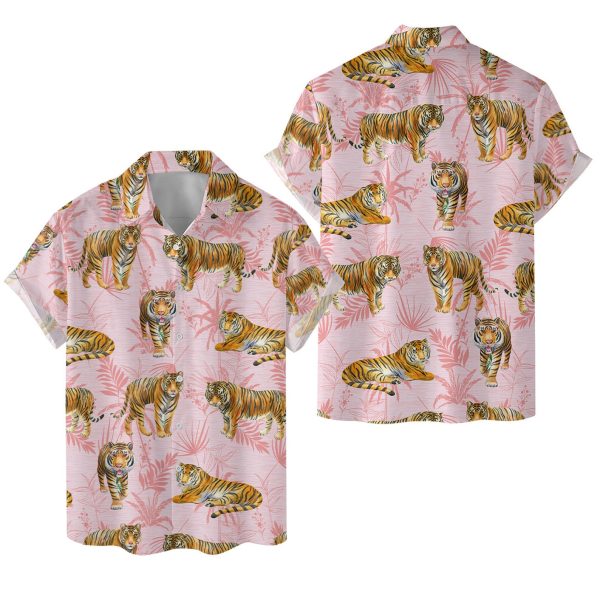 Tiger Hawaiian Shirt, Summer For Men and Women Jezsport.com