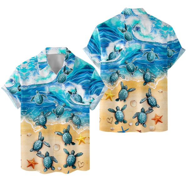 Turtle Hawaiian Shirt, Summer Shirt For Men and Women Jezsport.com