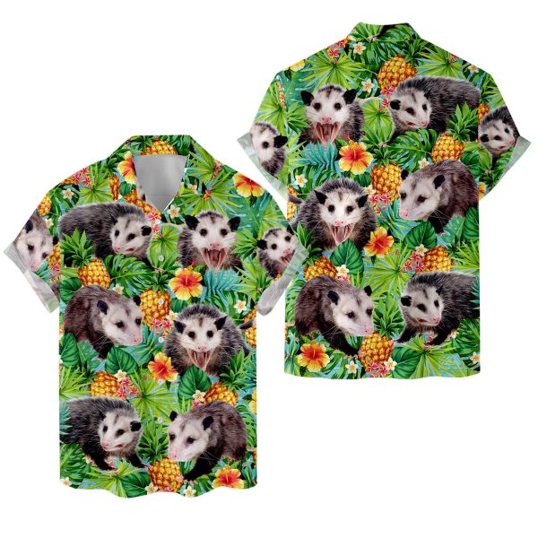 Tropical Opossum Hawaiian Shirt, Summer For Men and Women Jezsport.com