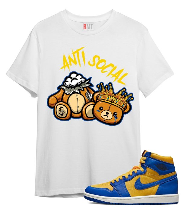 Jordan 1 Laney Shirts - Anti Social Shirt for Jordan 1 High OG Laney Jezsport.com