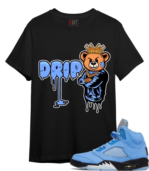 UNC 5s Matching Shirts - Drip Shirt for Jordan 5 University Blue "UNC" Jezsport.com