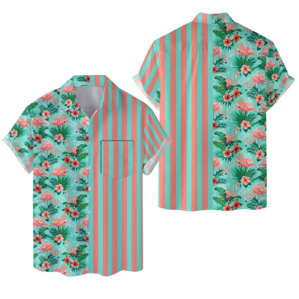 Flamingo Hawaiian Shirt, Summer Shirt For Men and Women Jezsport.com