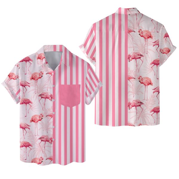 Flamingo Hawaiian Shirt, Summer For Men and Women Jezsport.com