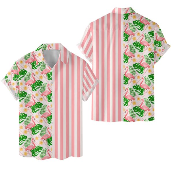 Flamingo Hawaiian Shirt, Summer For Men and Women Jezsport.com