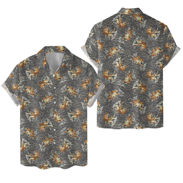 Tiger Hawaiian Shirt, Summer For Men and Women Jezsport.com